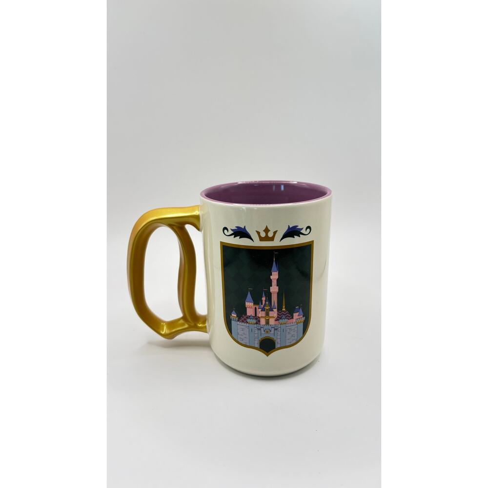 Disneyland The Sleeping Beauty Castle (1) Mug 70th Anniversary golden D cup mug - Picture 2 of 4